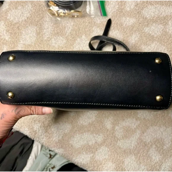 FERRAGAMO- Mini The Mufasa Leather Crossbody Bag - Picture 5 of 10